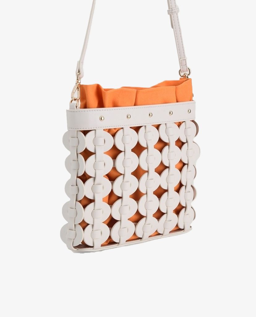 PEDRO - Túi đeo chéo nữ Braided Textured Drawstring
