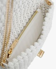 PEDRO - Túi đeo chéo nữ chữ nhật nắp gập Woven