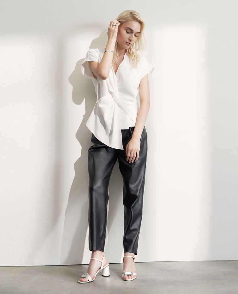 CHARLES & KEITH - Giày sandal cao gót quai ngang Wedding Collection