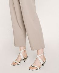 CHARLES & KEITH - Giày cao gót quai ngang Leather Cone