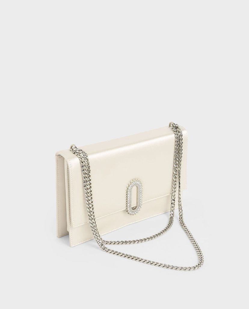 CHARLES & KEITH - Túi đeo vai chữ nhật Wedding Collection