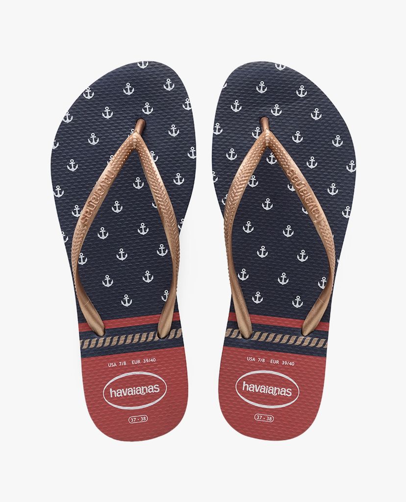 HAVAIANAS - Dép nữ Slim Nautical