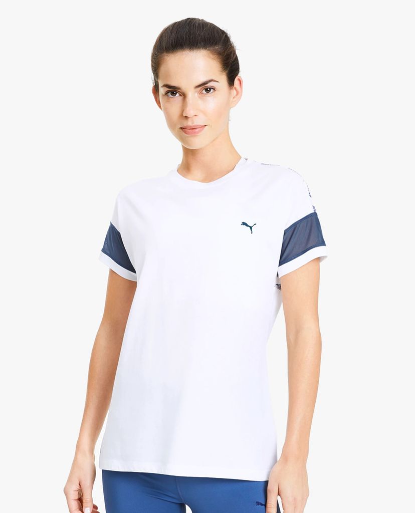 PUMA - Áo thun thể thao nữ Feel It Mesh Logo