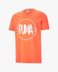 PUMA - Áo thun thể thao nam BP SS Tee 2 Fiery Coral
