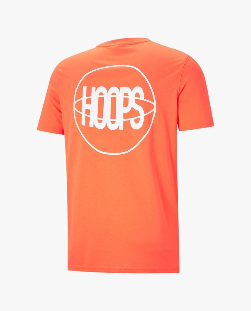 PUMA - Áo thun thể thao nam BP SS Tee 2 Fiery Coral