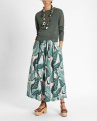 WEEKEND MAX MARA - Áo len nữ dài tay phom suông Flutterflies