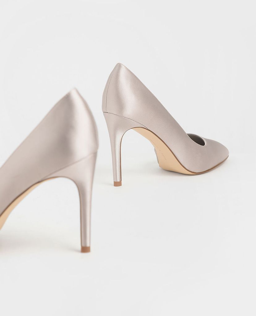 CHARLES & KEITH - Giày cao gót mũi nhọn D Orsay Stiletto Pumps