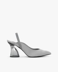 CHARLES & KEITH - Giày cao gót mũi nhọn Lucite Sculptural