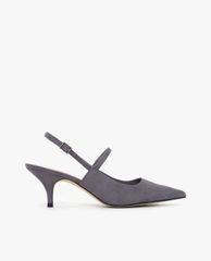 CHARLES & KEITH - Giày cao gót mũi nhọn Slingback Kitten