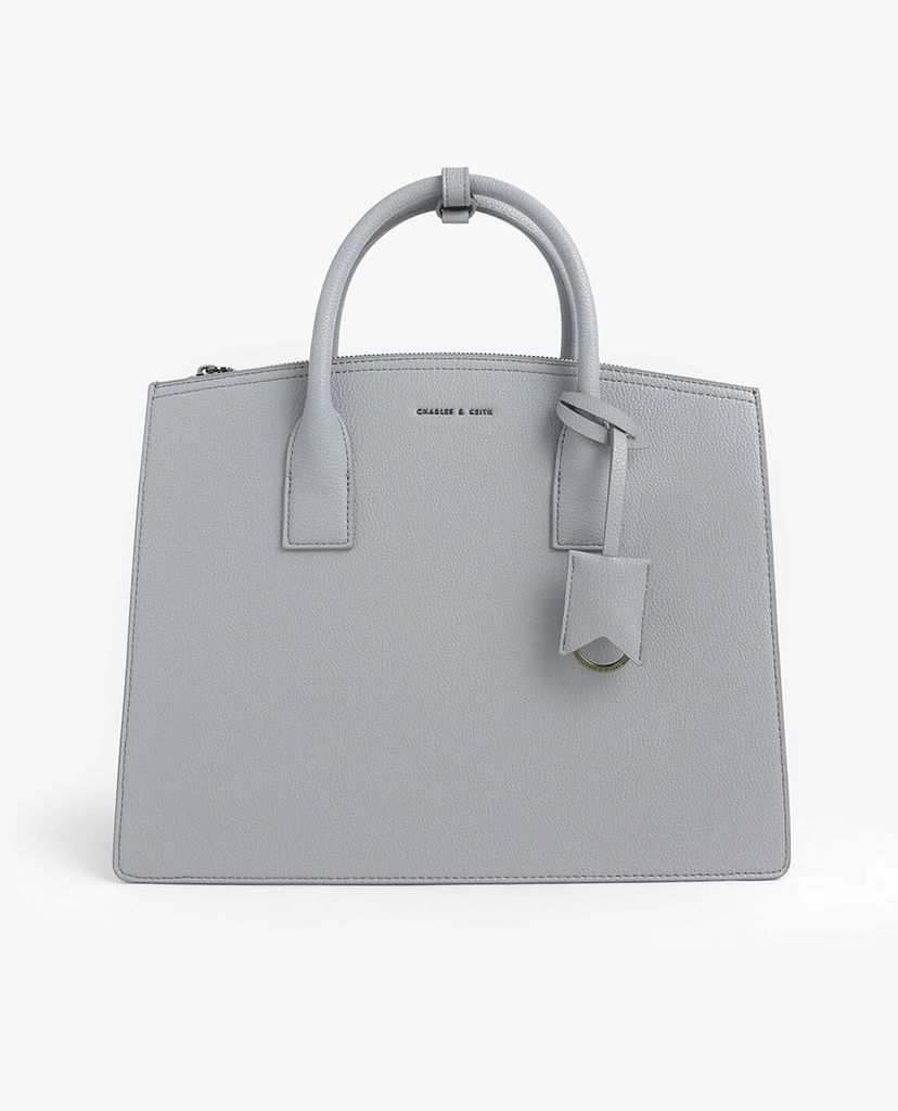 CHARLES & KEITH - Túi đeo vai nữ chữ nhật Large Structured