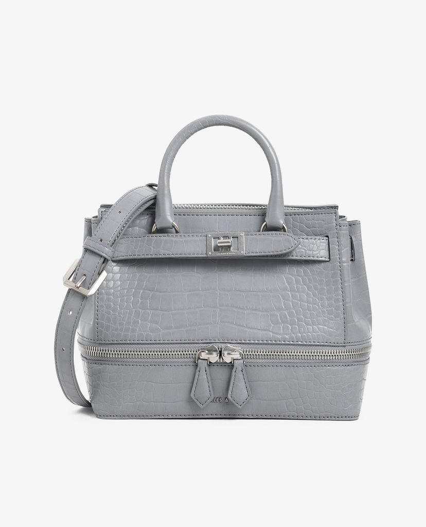 CHARLES & KEITH - Túi đeo vai Two Way Zip Structured