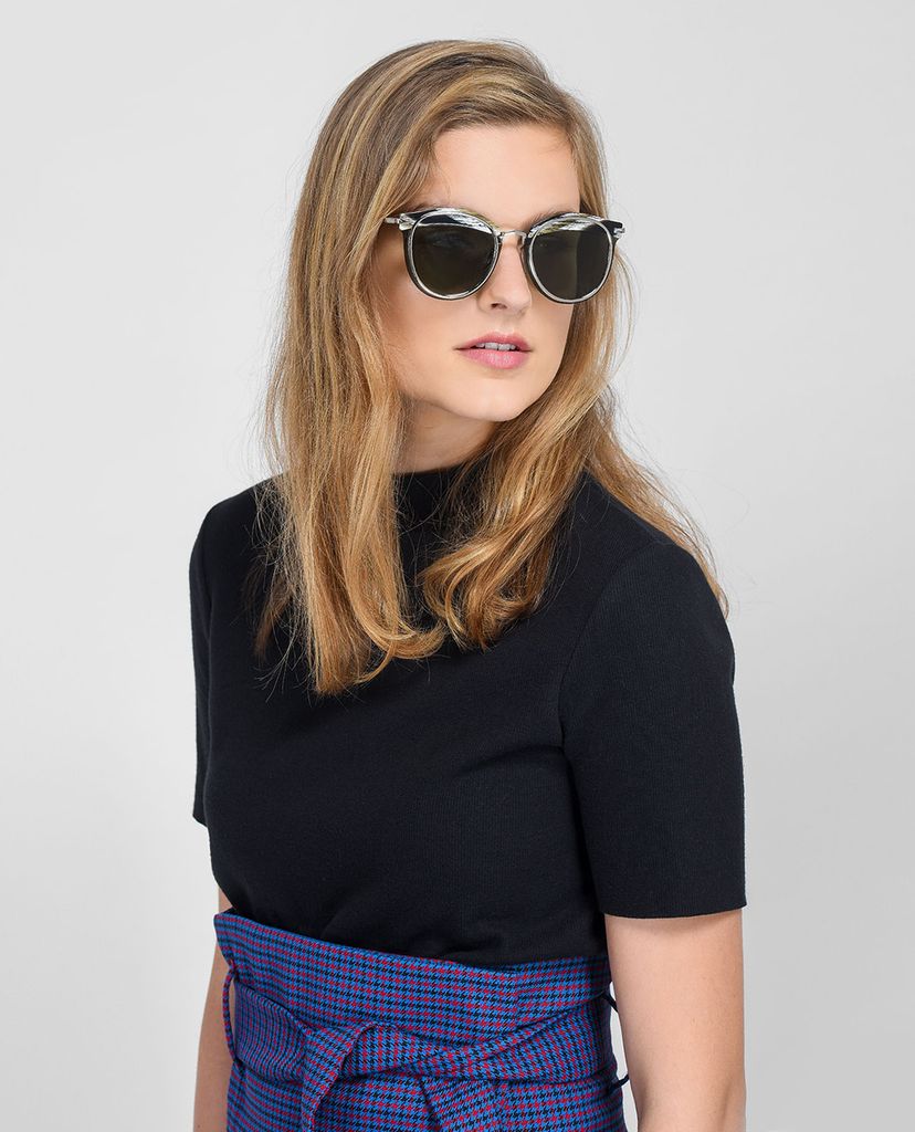 CHARLES & KEITH - Kính mát nữ thời trang Acetate Frame