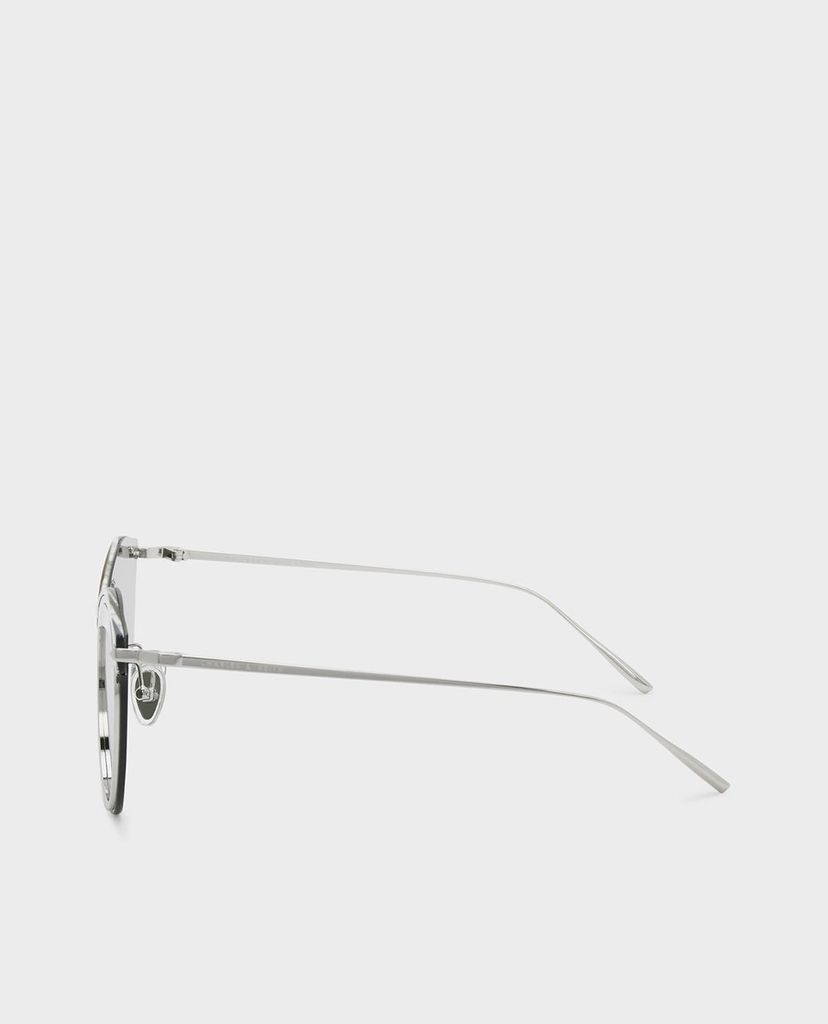CHARLES & KEITH - Kính mát nữ thời trang Acetate Frame