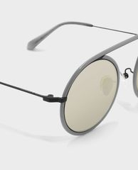 CHARLES & KEITH - Kính mát nữ gọng tròn Acetate Round Frame