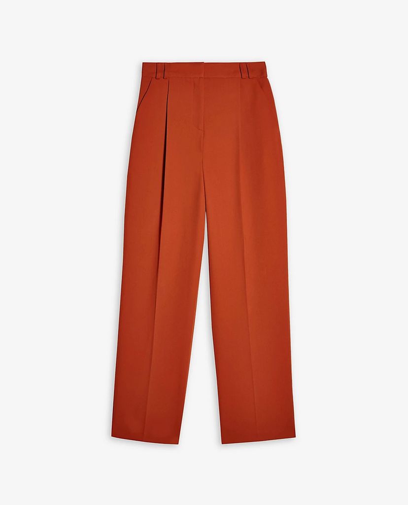 TOPSHOP - Quần kiểu nữ lưng cao phom suông Orange Slouch