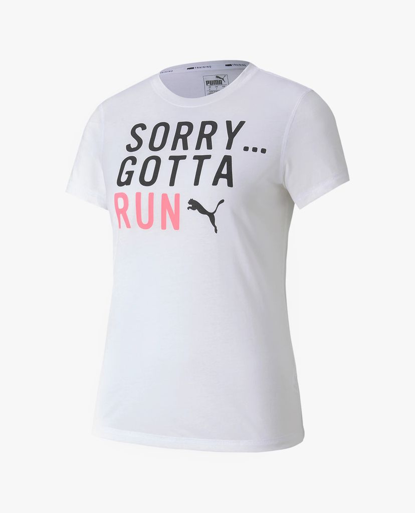 PUMA - Áo thun thể thao Slogan Crew