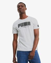 PUMA - Áo thun nam cổ tròn tay ngắn Train ATHLETICS