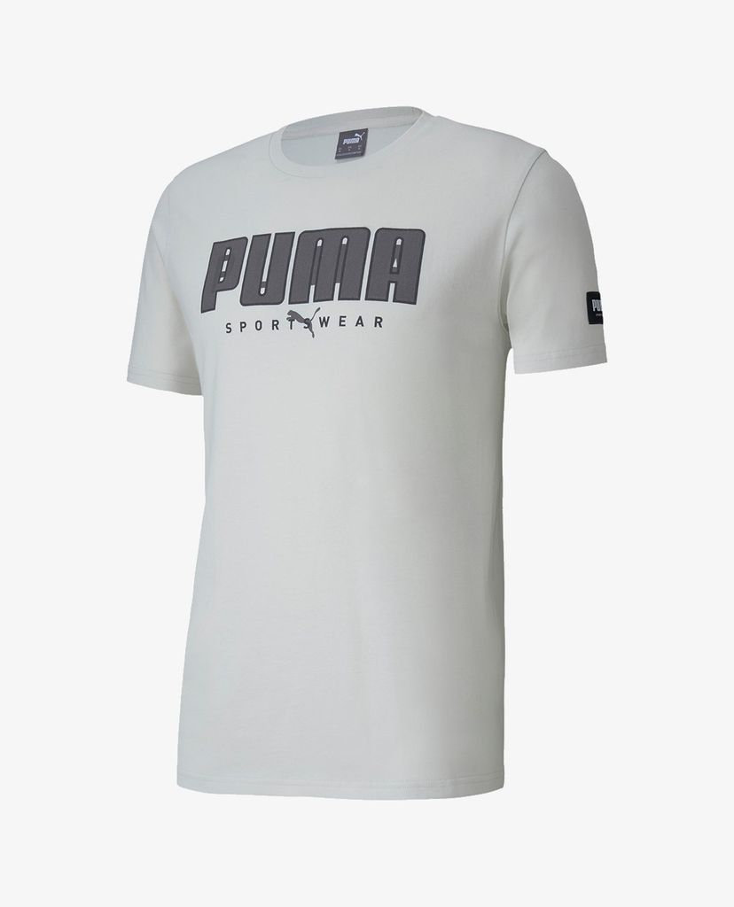 PUMA - Áo thun nam cổ tròn tay ngắn Train ATHLETICS