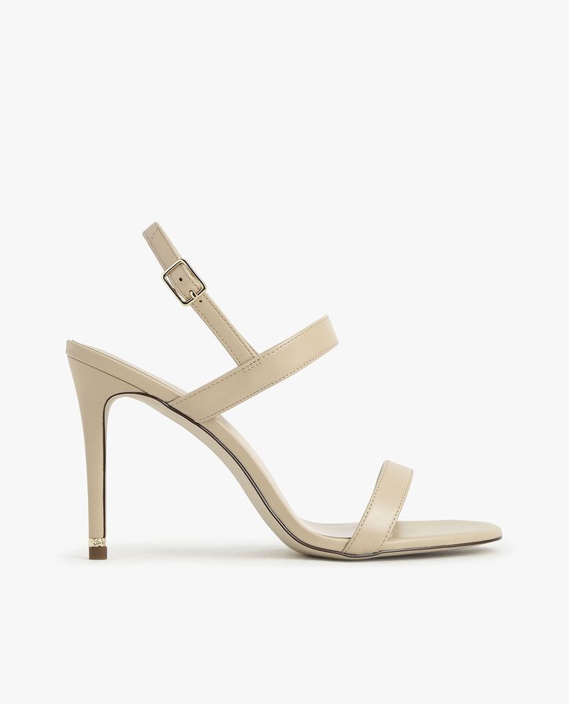 CHARLES & KEITH - Giày cao gót quai ngang Textured Ankle Strap