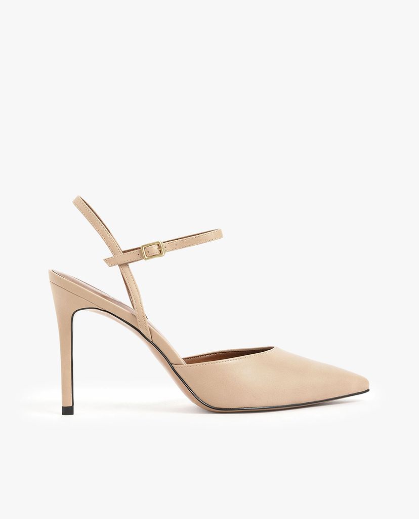 CHARLES & KEITH - Giày cao gót mũi nhọn Pointed Toe Ankle Strap