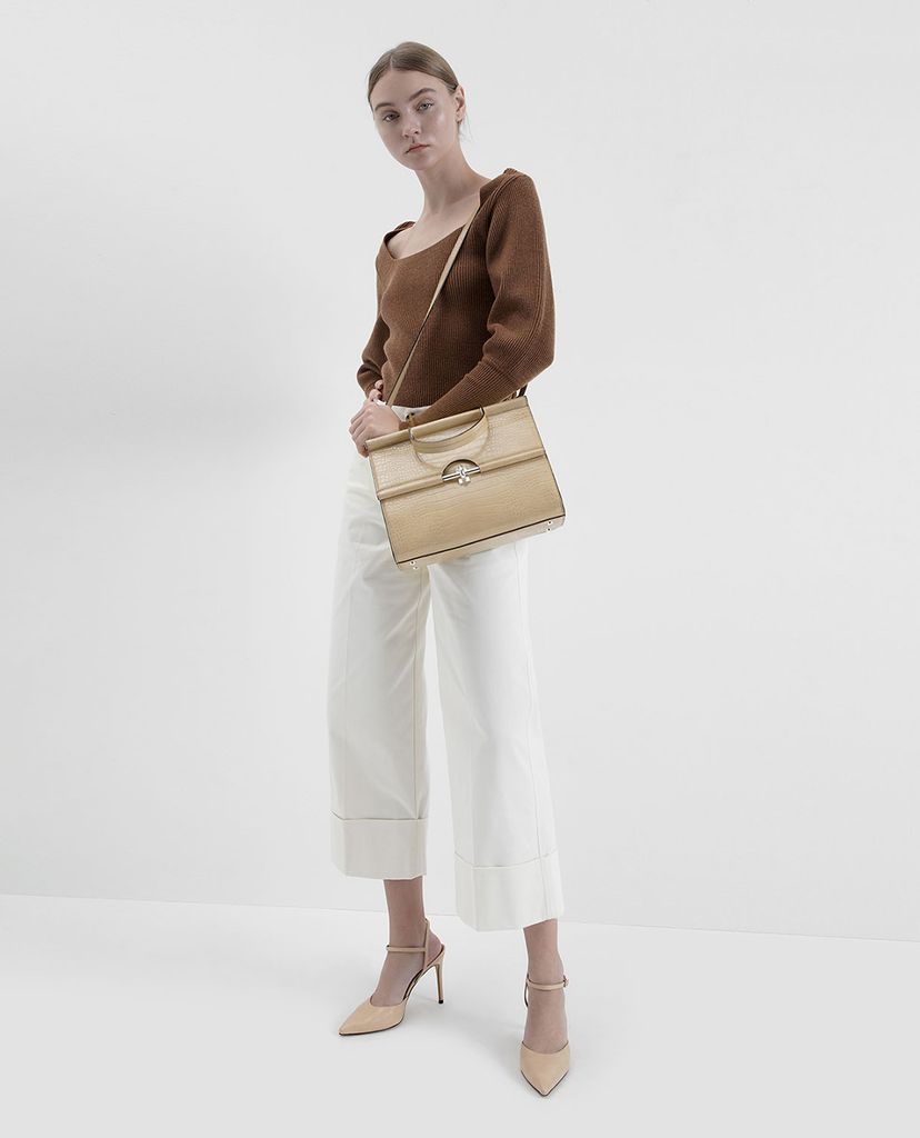 CHARLES & KEITH - Giày cao gót mũi nhọn Pointed Toe Ankle Strap