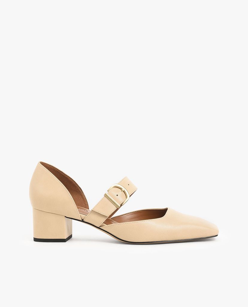 CHARLES & KEITH - Giày cao gót mũi vuông Mary Jane D Orsay