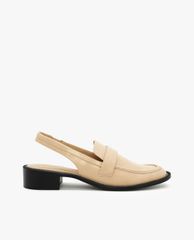 CHARLES & KEITH - Giày đế bệt nữ mũi vuông Slingback Loafers