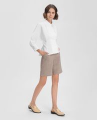 CHARLES & KEITH - Giày đế bệt nữ mũi vuông Slingback Loafers