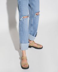 CHARLES & KEITH - Giày sandals nữ quai ngang Ankle Strap