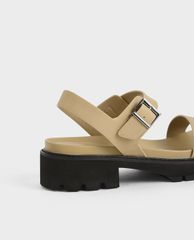 CHARLES & KEITH - Giày sandals nữ quai ngang Ankle Strap