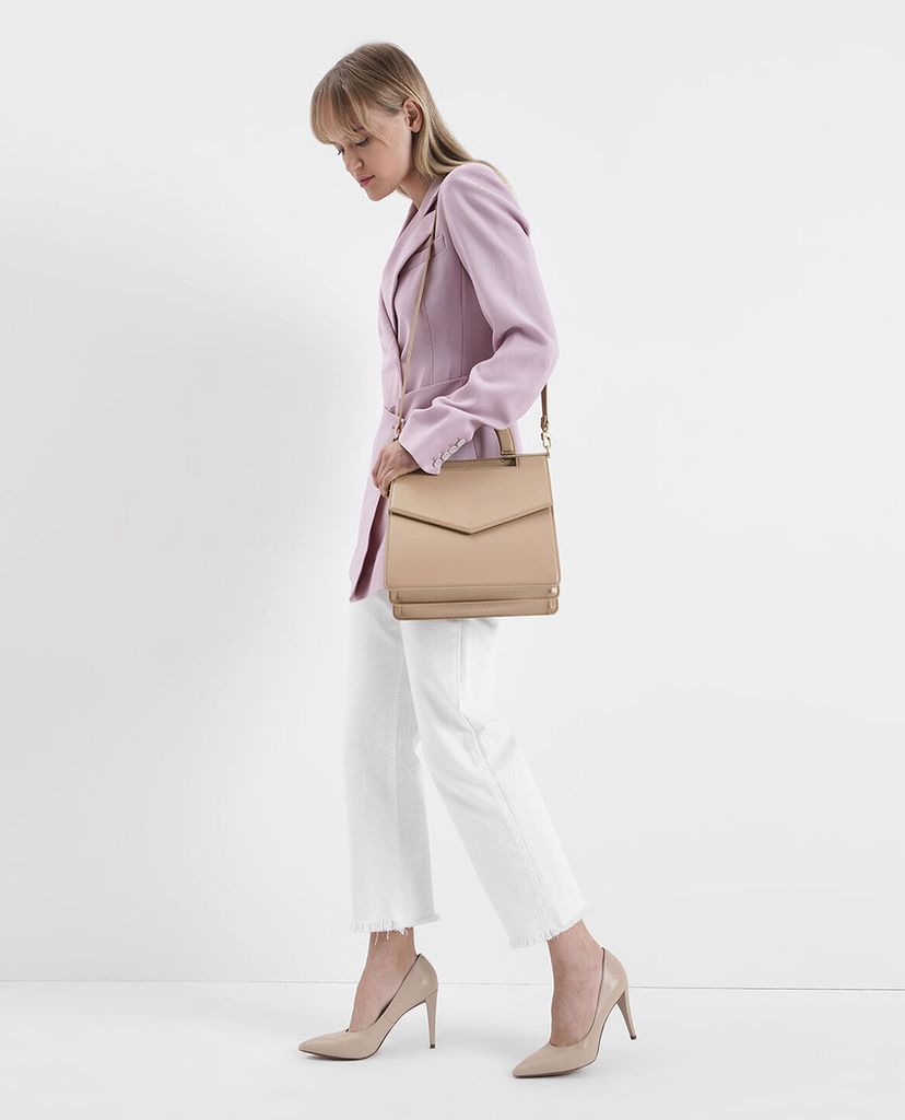 CHARLES & KEITH - Giày cao gót mũi nhọn Pointed Toe