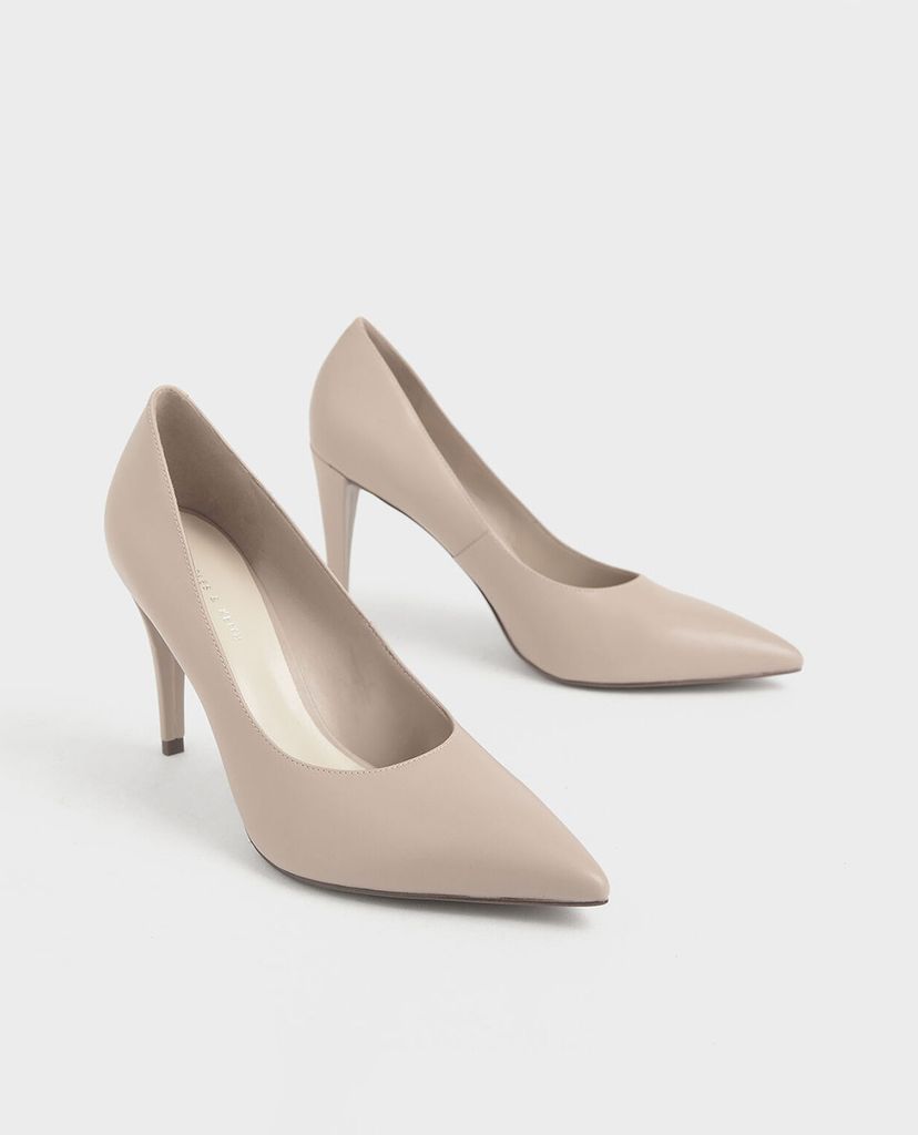 CHARLES & KEITH - Giày cao gót mũi nhọn Pointed Toe