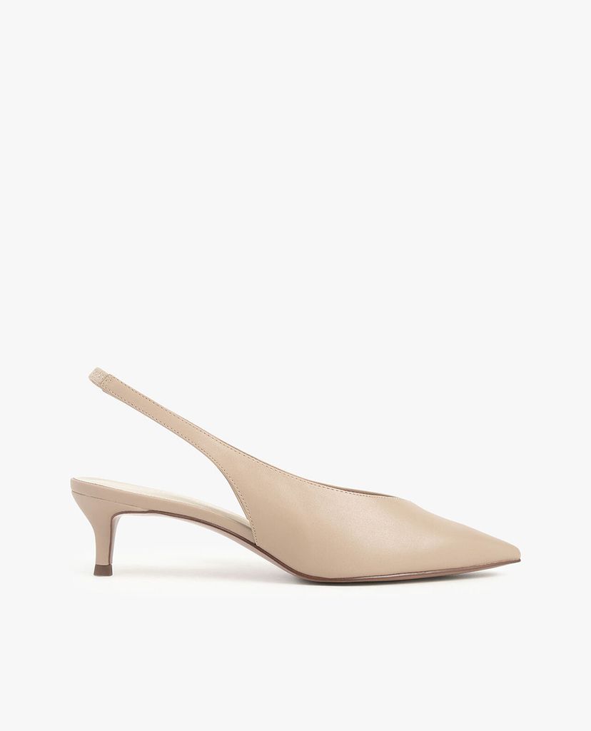 CHARLES & KEITH - Giày cao gót mũi nhọn Slingback Kitten