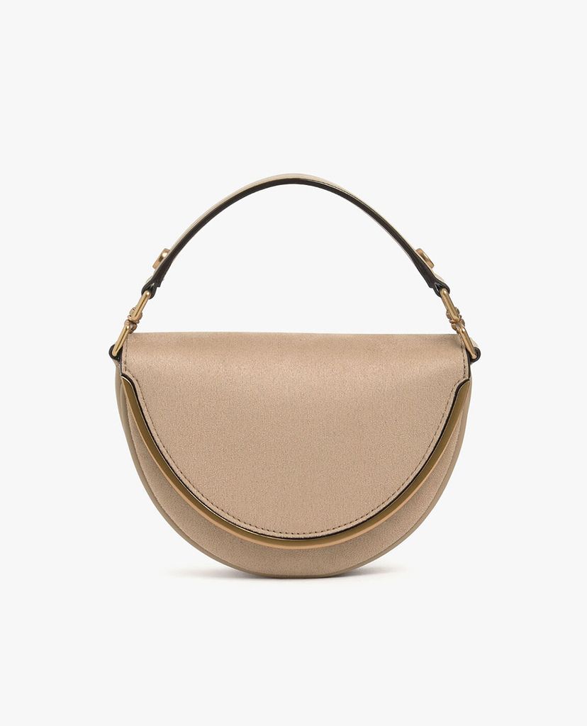 CHARLES & KEITH - Túi xách tay Textured Top Handle Semi Circle