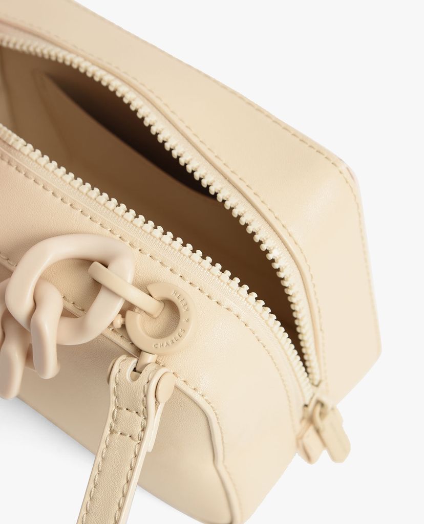 CHARLES & KEITH - Túi đeo vai hình chữ nhật thời trang