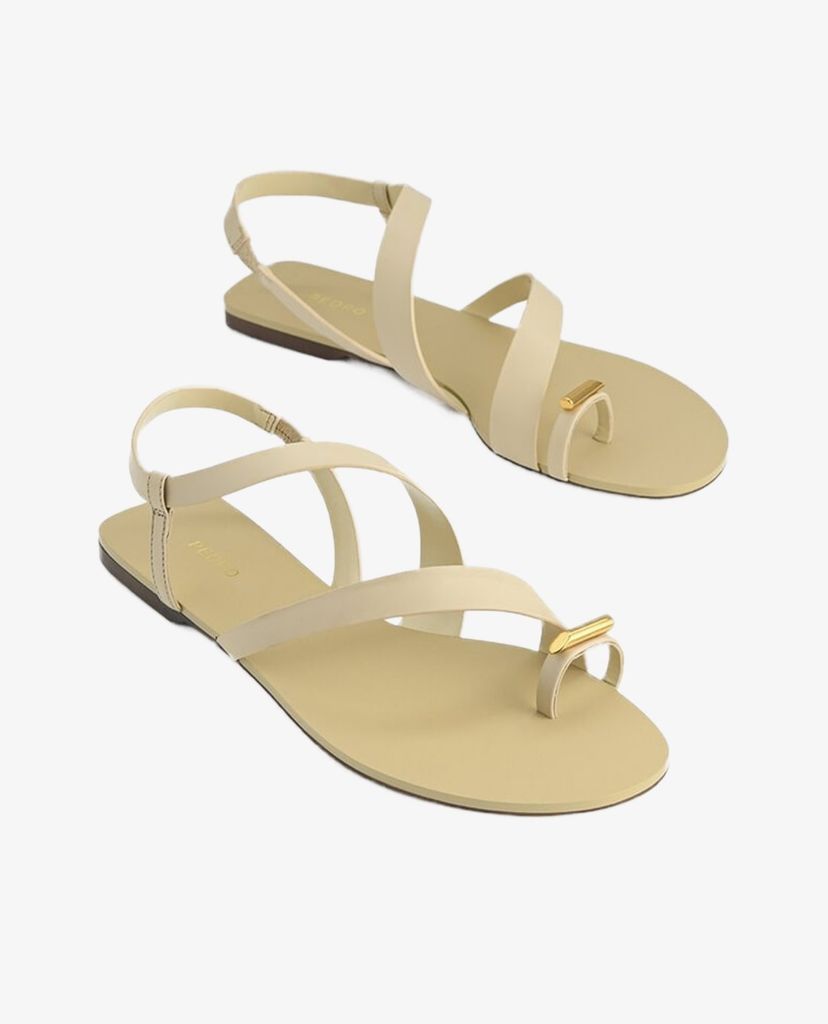 PEDRO - Giày sandal nữ xỏ ngón Toe Loop Slingback