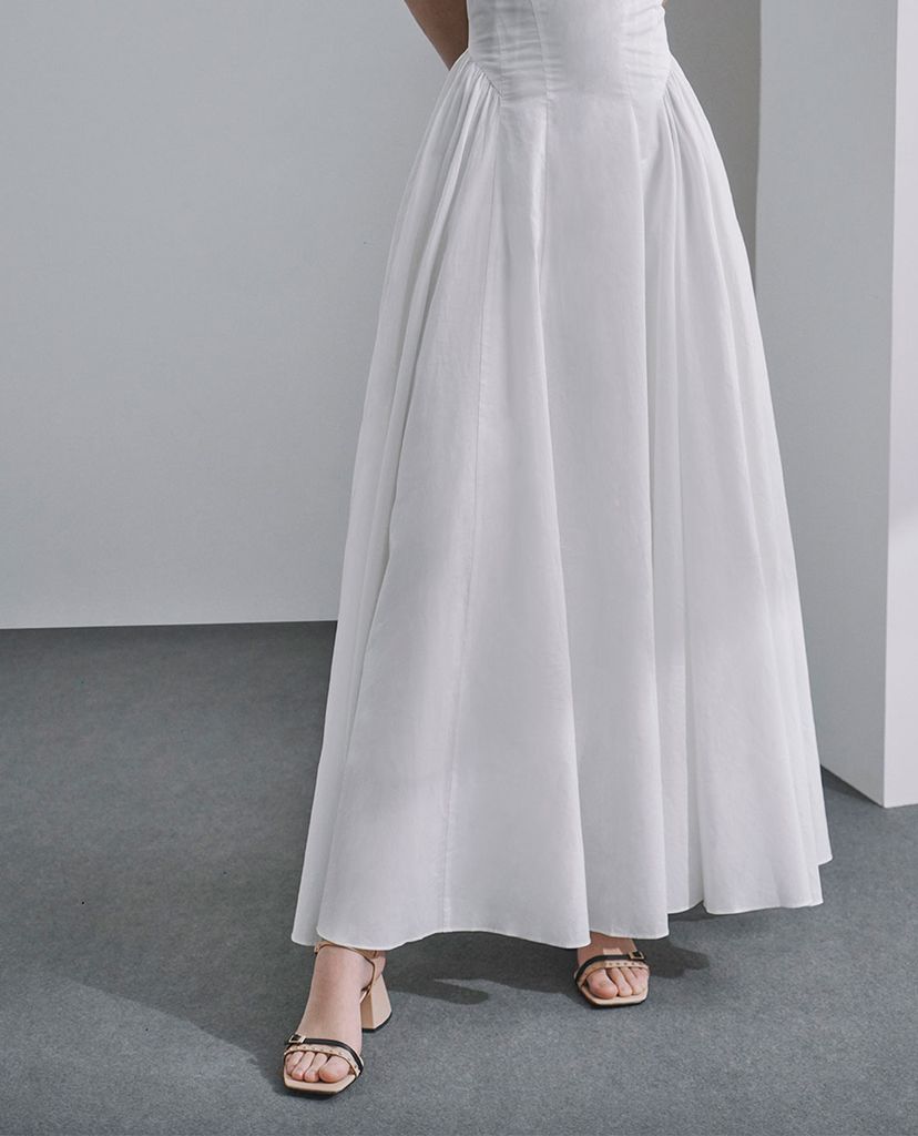 CHARLES & KEITH - Giày cao gót đế vuông quai ngang Pointed Slingback