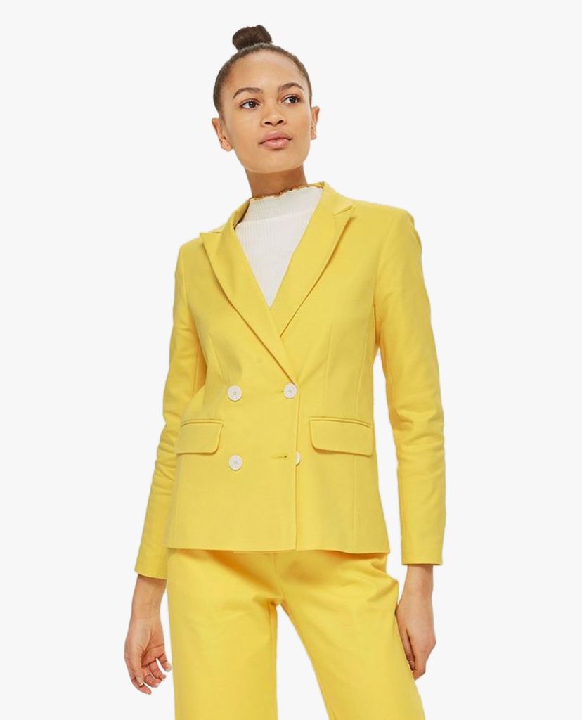 TOPSHOP - Áo blazer nữ cổ bẻ Double Breasted