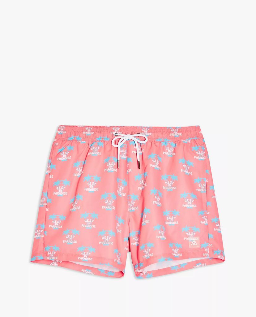 TOPMAN - Quần short bơi nam CONSIDERED Pink Paradise