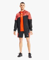 PUMA - Áo khoác thể thao nam phối mũ Running Graphic Hooded