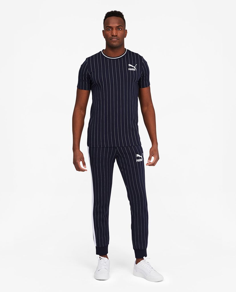 PUMA - Áo thun thể thao nam kẻ sọc Pinstripe