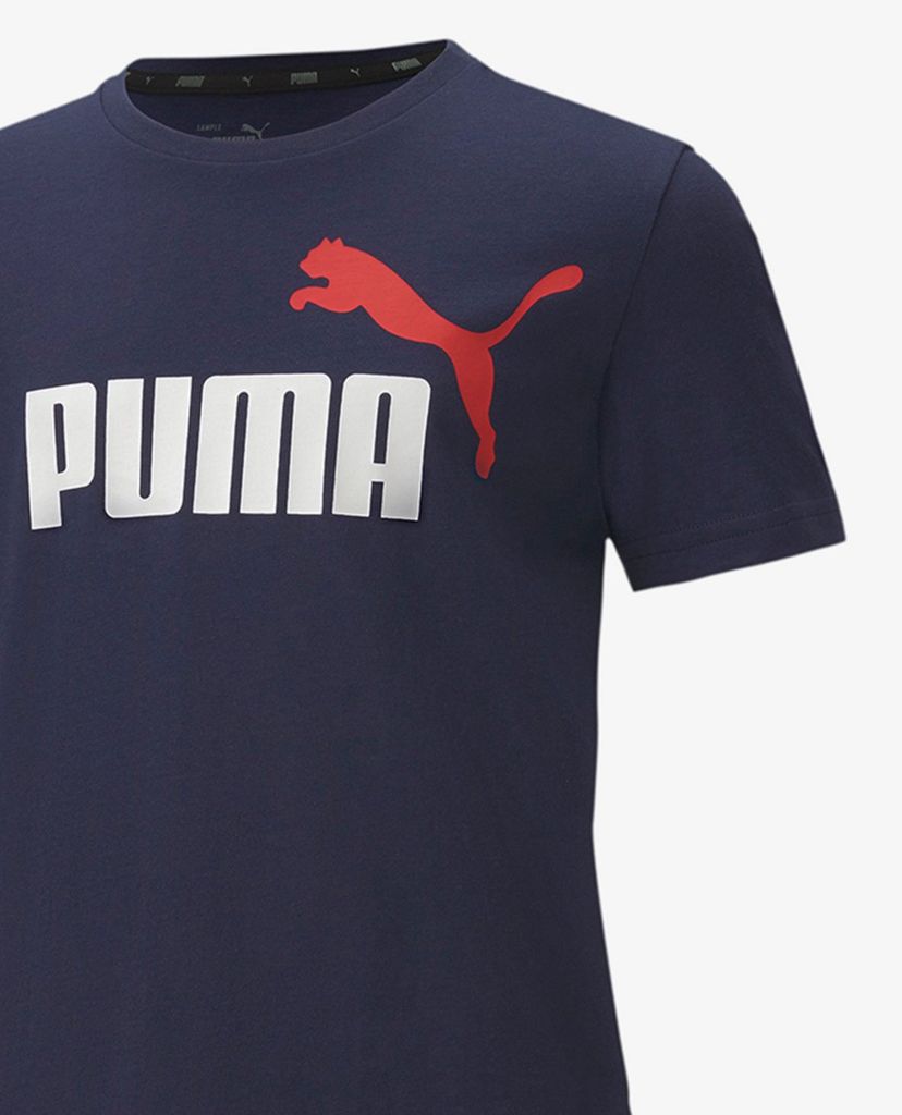 PUMA - Áo thun thể thao bé trai Train Essentials Logo