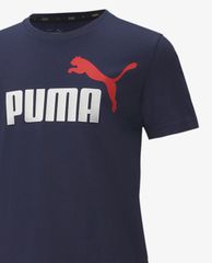 PUMA - Áo thun thể thao bé trai Train Essentials Logo