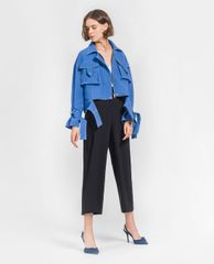 CHARLES & KEITH - Giày cao gót mũi nhọn Bow Detail Slingback