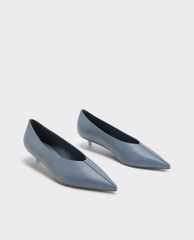CHARLES & KEITH - Giày cao gót mũi nhọn Mesh Pointed Toe Kitten
