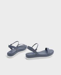 CHARLES & KEITH - Giày sandal nữ quai ngang Contrast Flatform