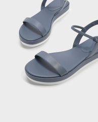 CHARLES & KEITH - Giày sandal nữ quai ngang Contrast Flatform