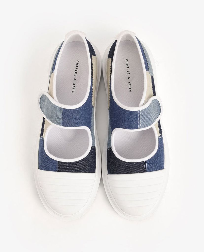 CHARLES & KEITH - Giày đế bệt nữ mũi tròn nữ tính