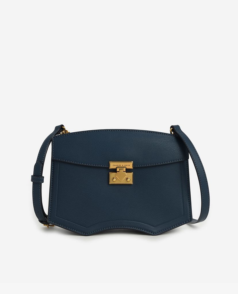 CHARLES & KEITH - Túi đeo chéo chữ nhật Stone Embellished