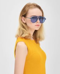 CHARLES & KEITH - Kính mát nữ Acetate Frame Aviator